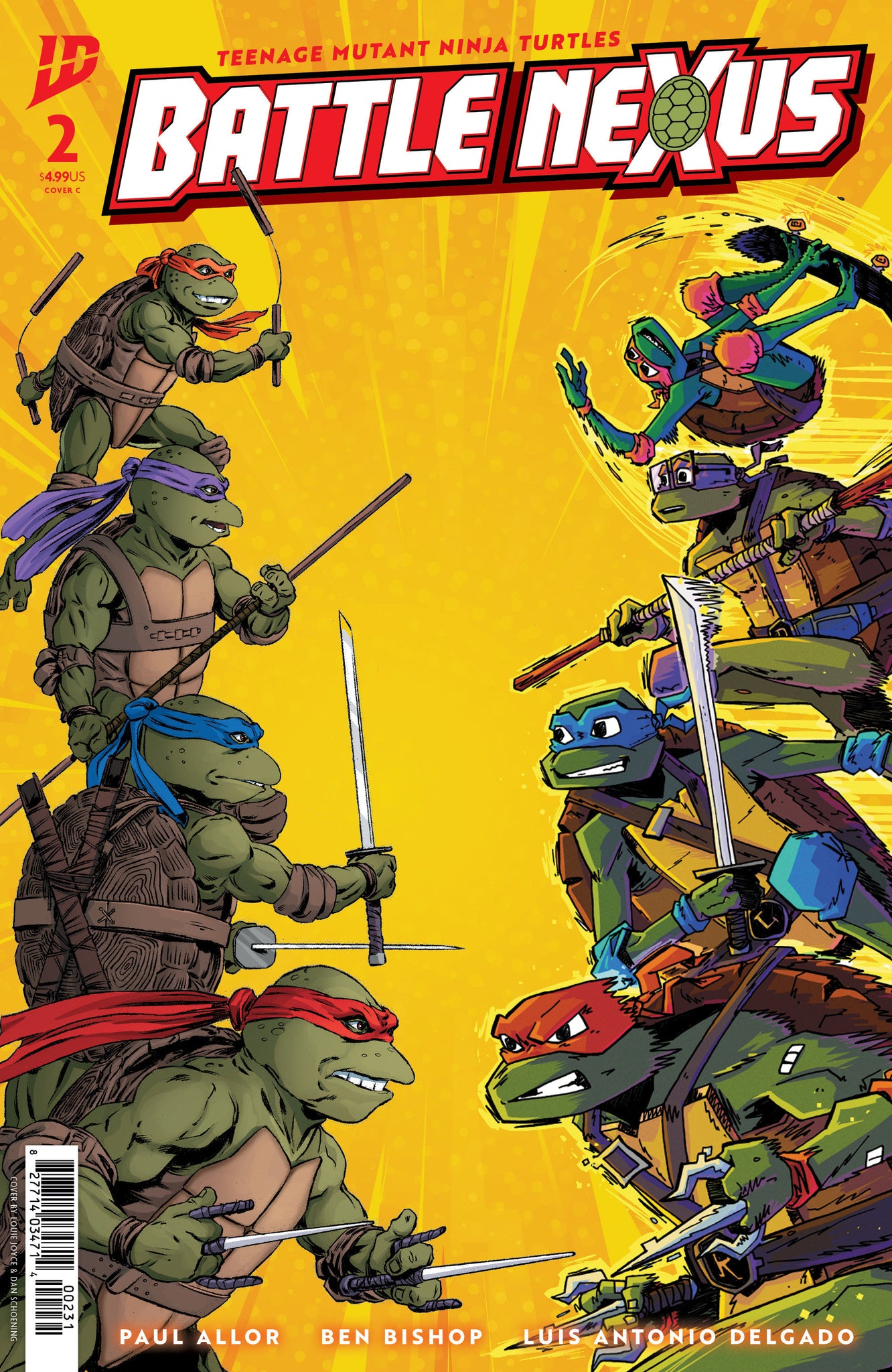 Teenage Mutant Ninja Turtles: Battle Nexus #2  Joyce & Schoening Cover
