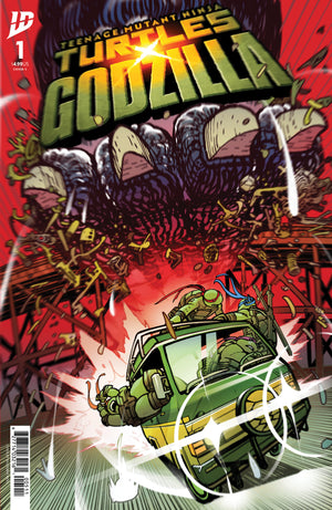 Teenage Mutant Ninja Turtles X Godzilla #1  Rivas Cover
