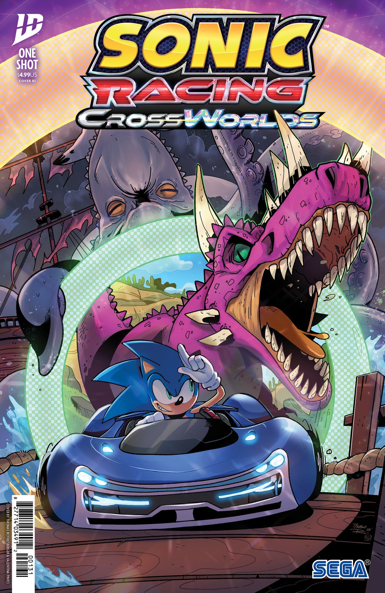 Sonic The Hedgehog: Sonic Racing Crossworlds 1:10 Rothlisberger Variant
