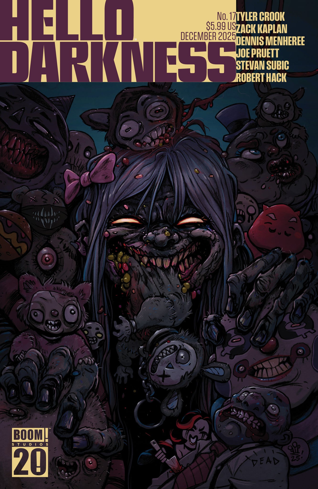 Hello Darkness #17 Boom 20th Anniversary Cover