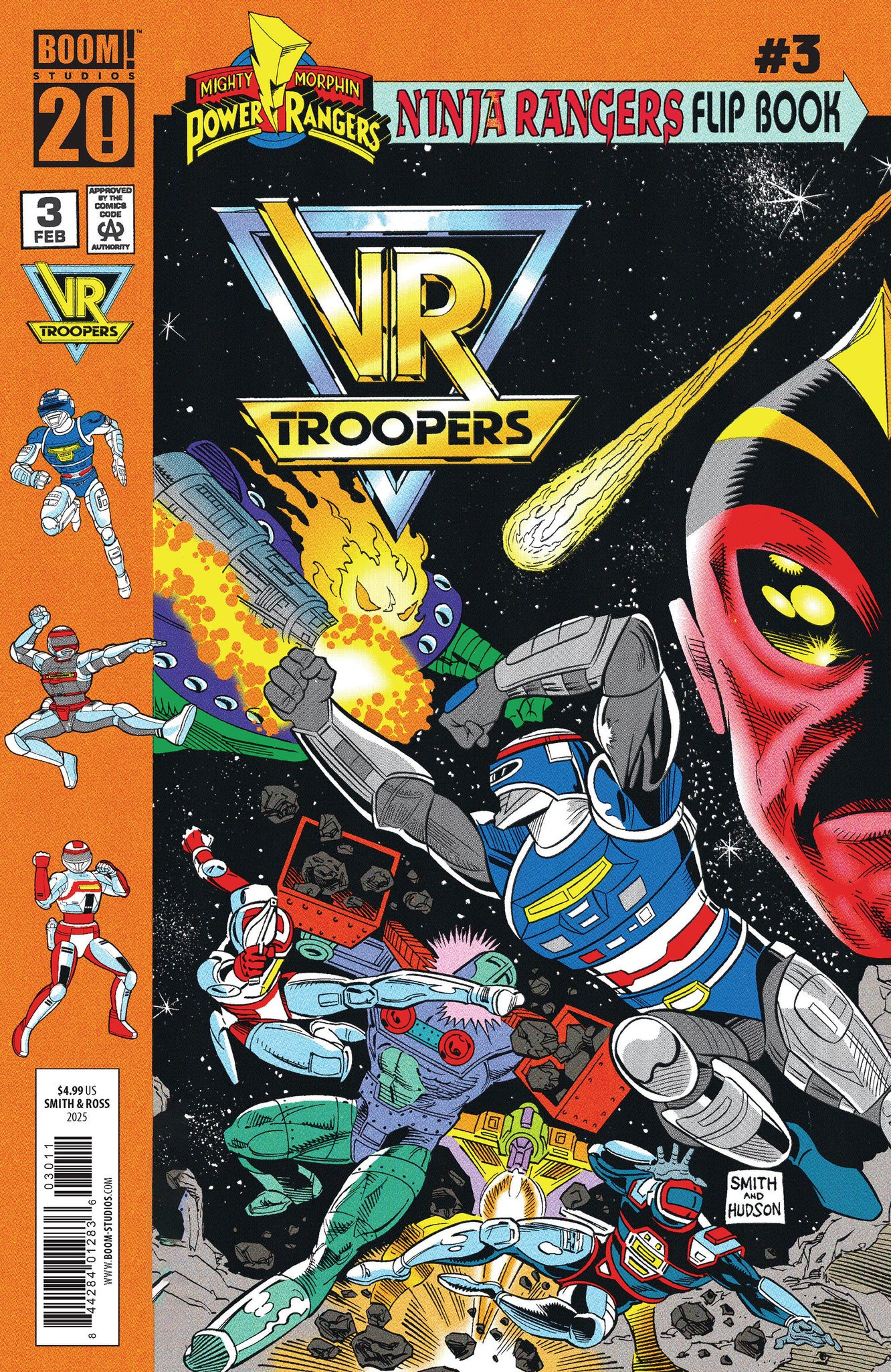 Vr Troopers/Power Rangers Flipbook Facsimile Edition #3