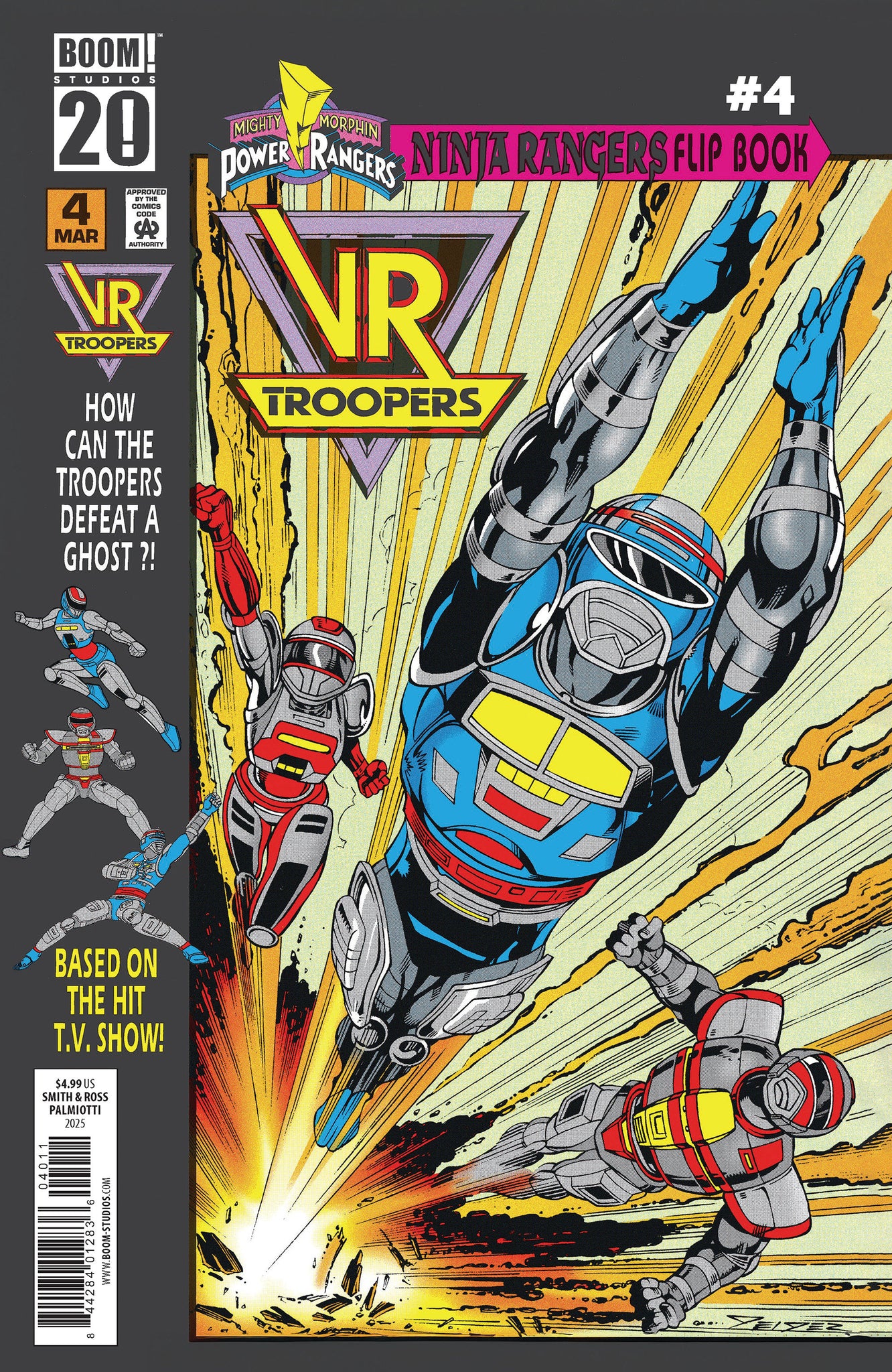 Vr Troopers/Power Rangers Flipbook Facsimile Edition #4