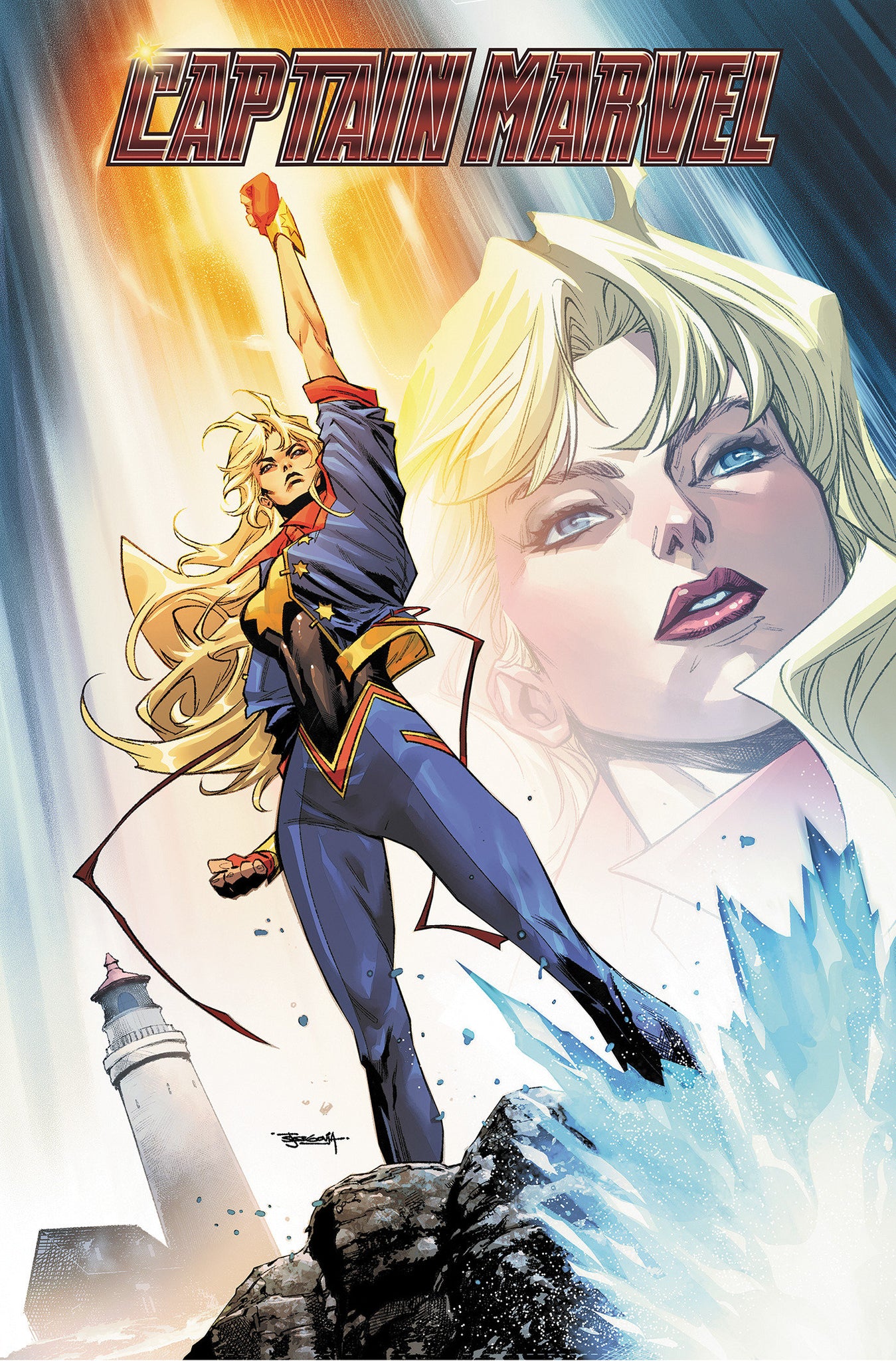 Captain Marvel: Highest, Furthest, Fastest Omnibus Stephen Segovia Direct Market Cover