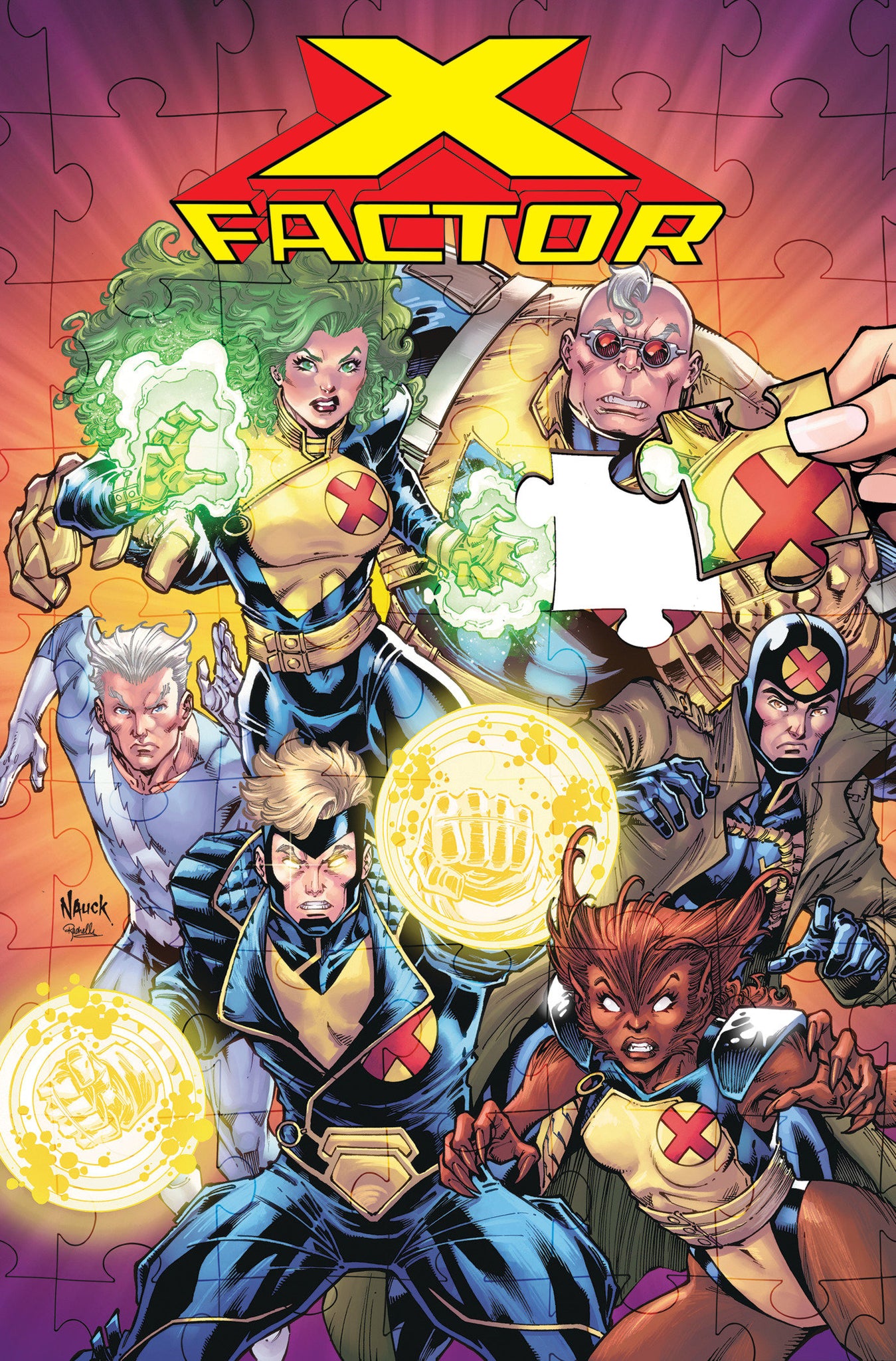 X-Factor By Peter David Omnibus Volume 4 Todd Nauck Direct Market Cover