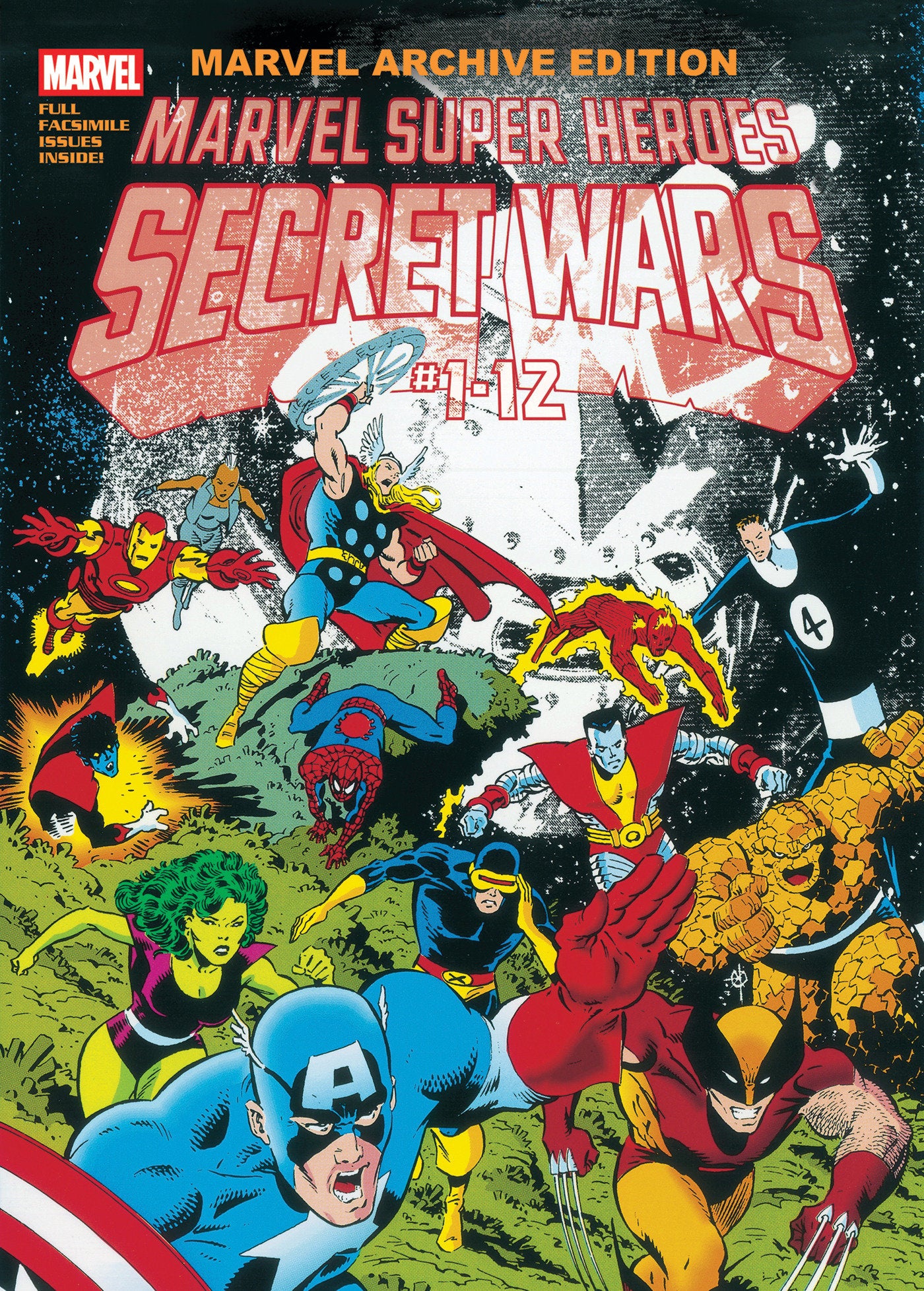 Marvel Archive Edition: Marvel Super Heroes Secret Wars Gallery Edition Mike Zeck Original Collection Direct Market Cover