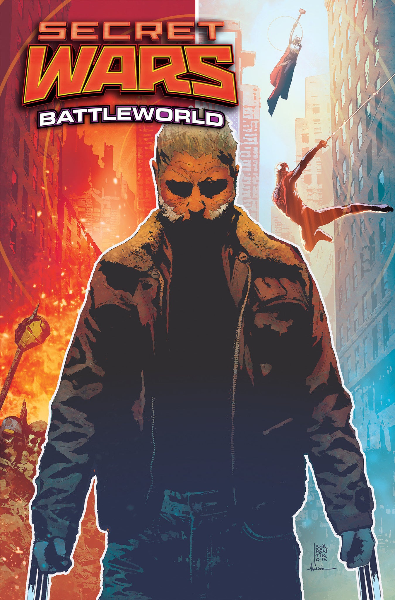 Secret Wars: Battleworld Omnibus Volume 3 Andrea Sorrentino  Direct Market Cover