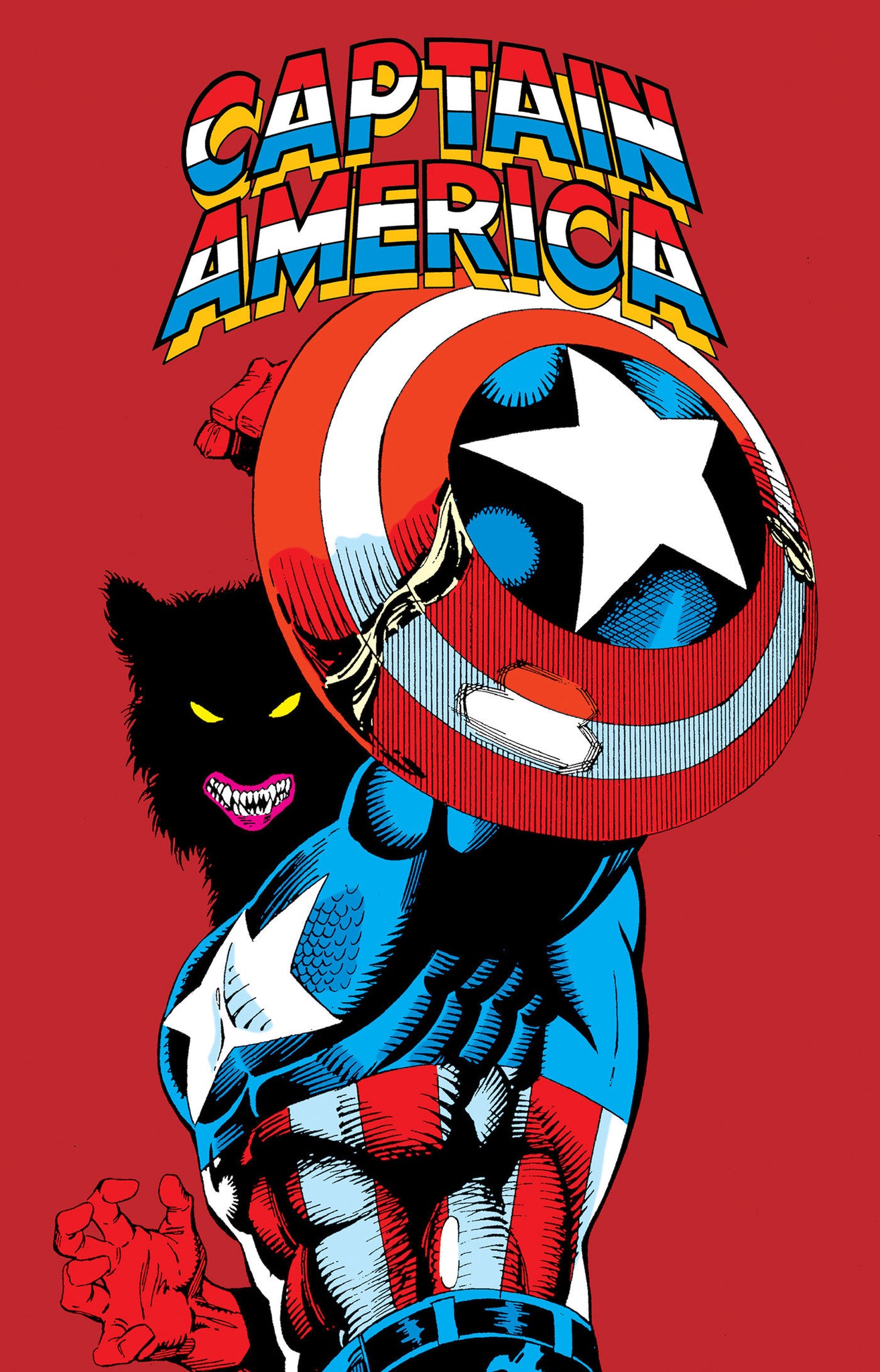 Captain America By Mark Gruenwald Omnibus Volume 3 Rik Levins Direct Market Cover
