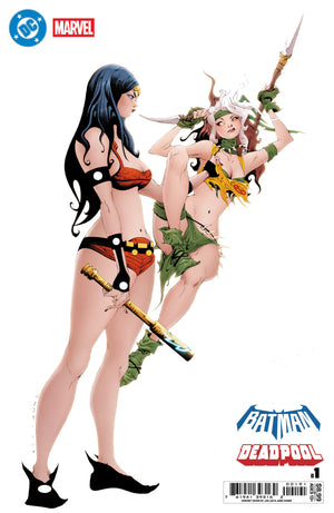 Dc Marvel Batman Deadpool #1 (ONE Shot) Jae Lee Big Barda Savage Land Rogue Card Stock Cover