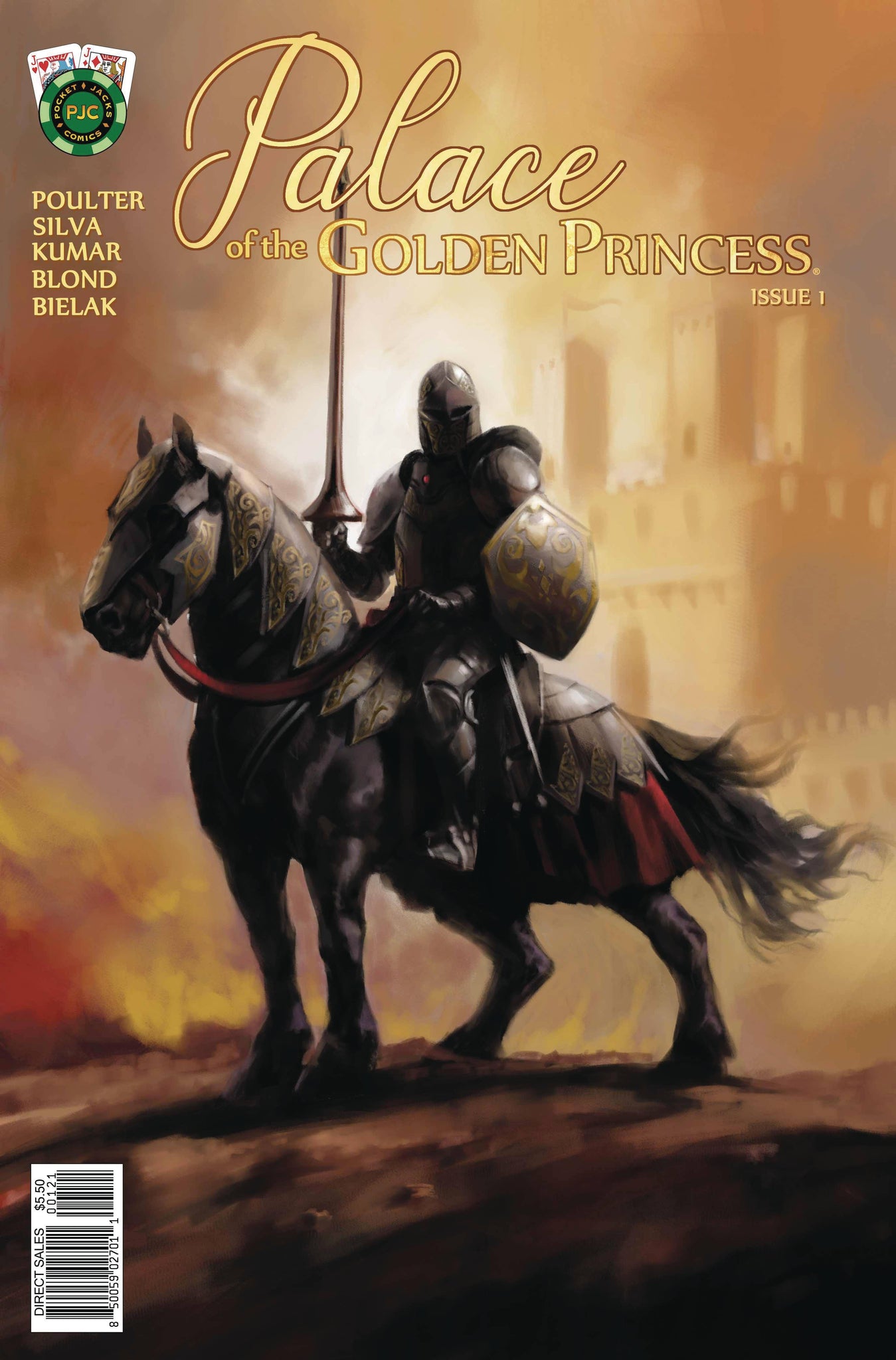 Palace Of Golden Princess #1  Armored Knight Cover