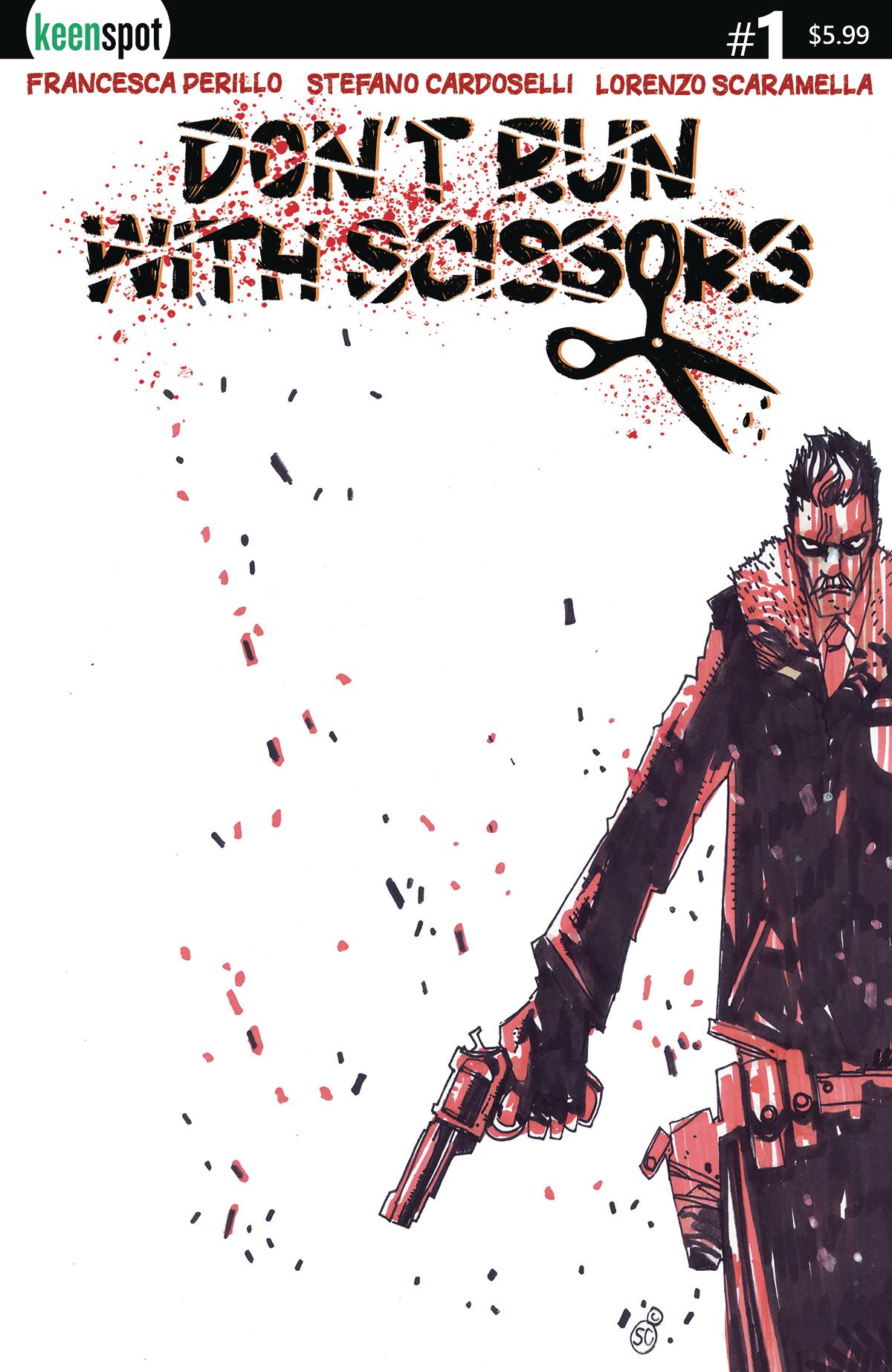 Dont Run With Scissors #1  Stefano Cardoselli Cover