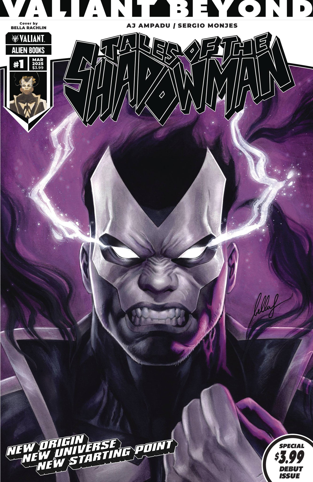 Valiant Beyond Tales Shadowman #1  Rachlin Wrap Cover