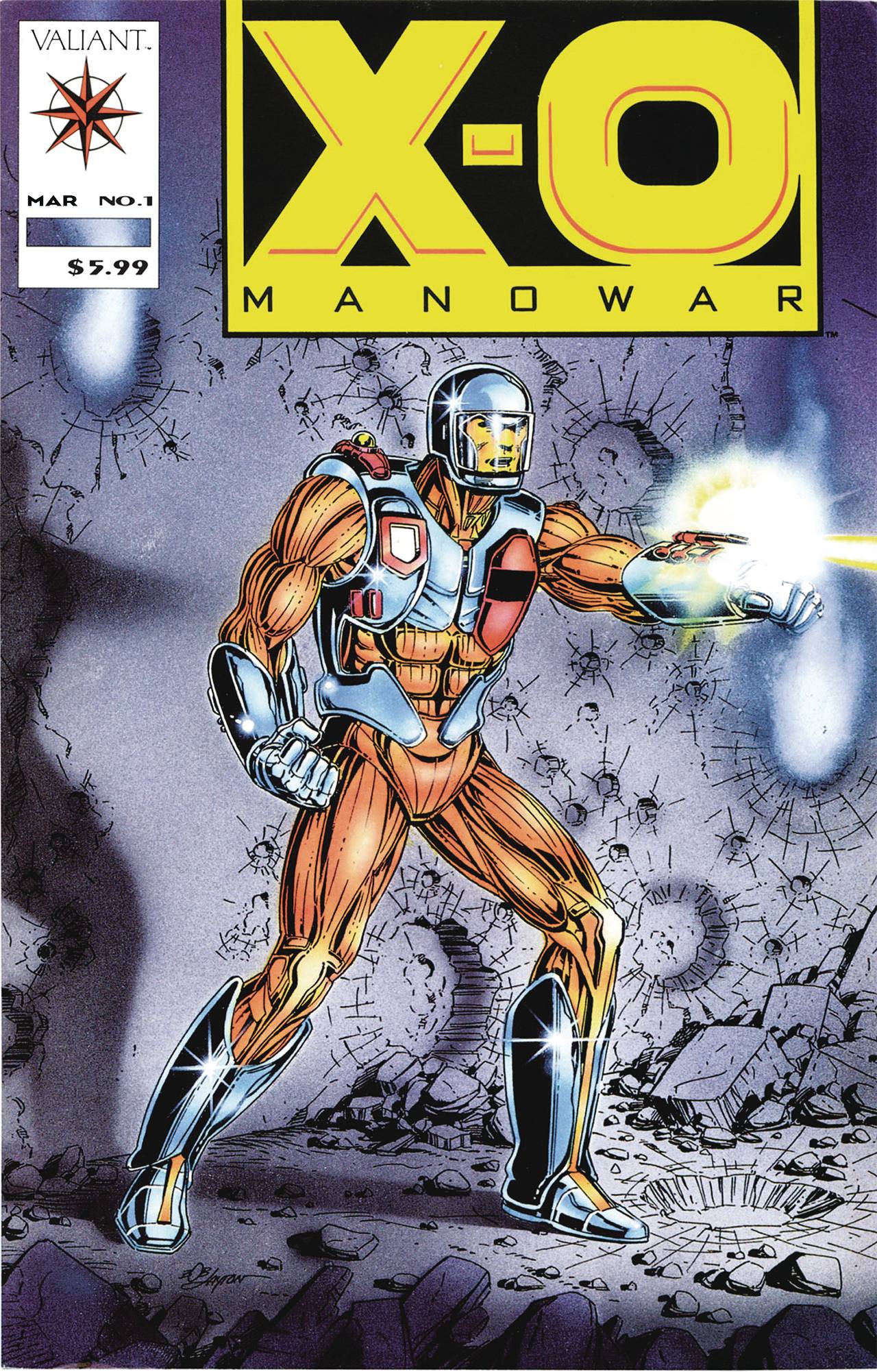 X-O Manowar #1 (1992) Facsimile Ed