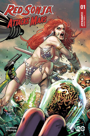 Red Sonja Attacks Mars #1  Land Cover