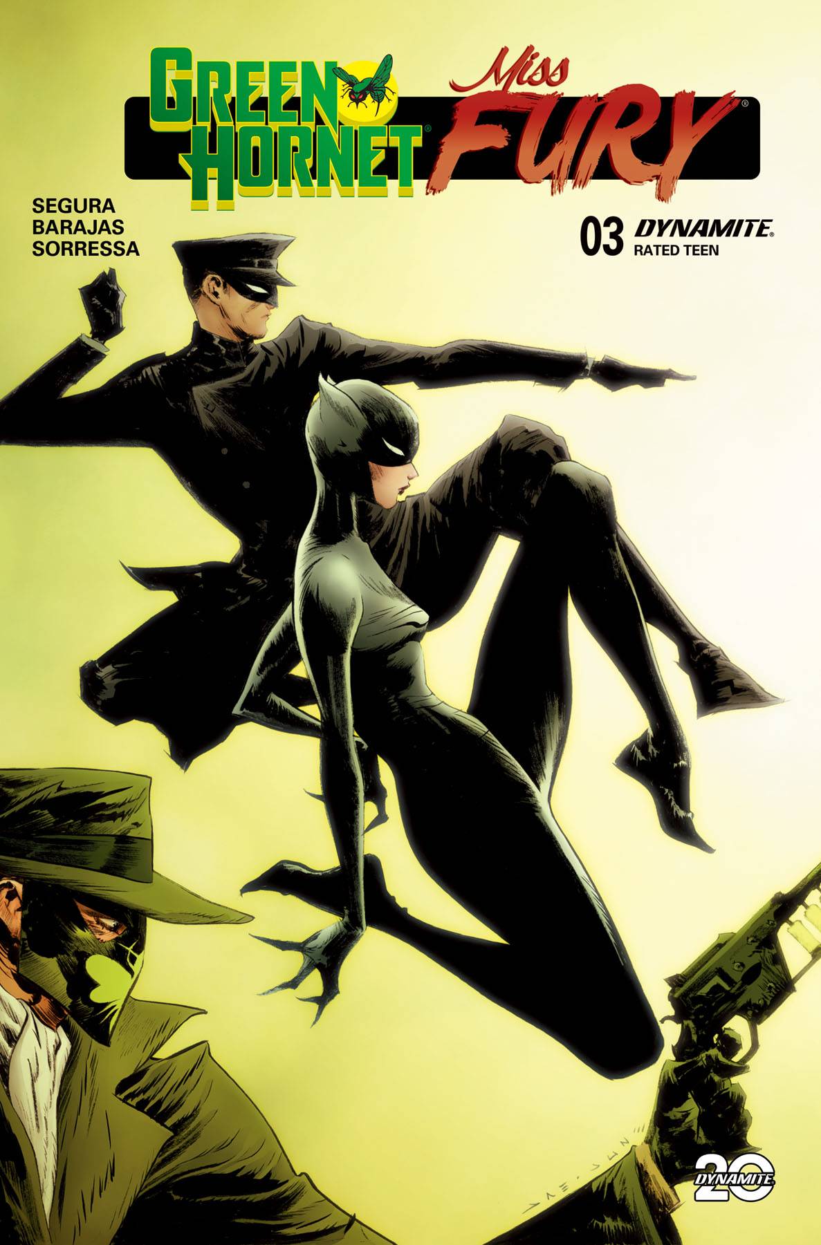 Green Hornet Miss Fury #3  Lee & Chung Cover