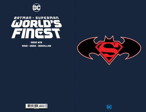 Batman Superman Worlds Finest #26   Logo Foil Cover