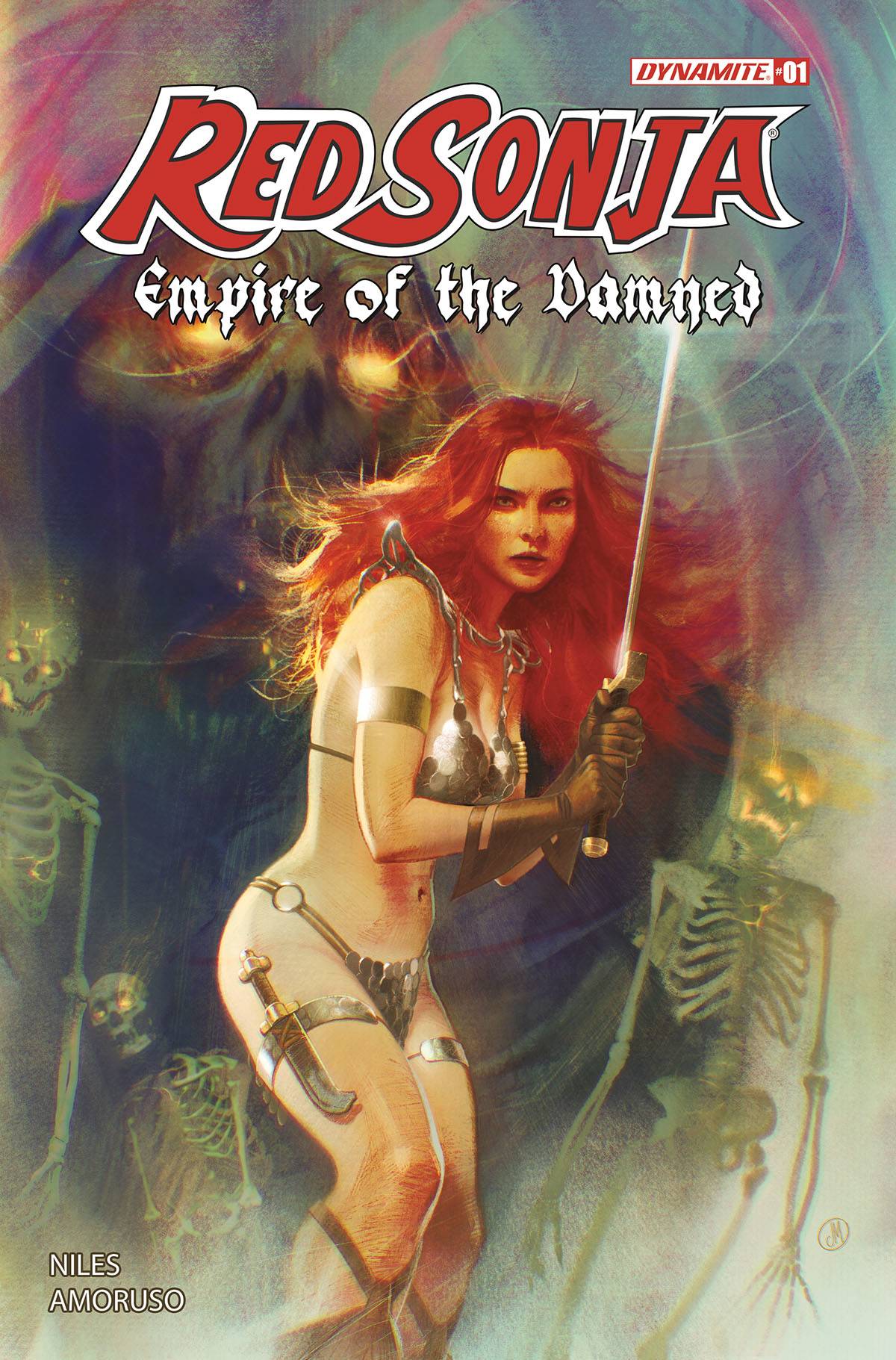 Red Sonja Empire Damned #1 Middleton Foil  Cover